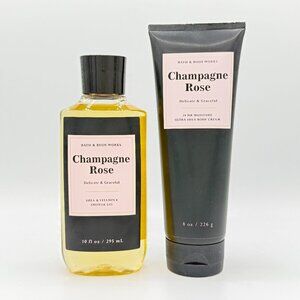 Champagne Rose Bath & Body Works Shower Gel and Body Cream Duo